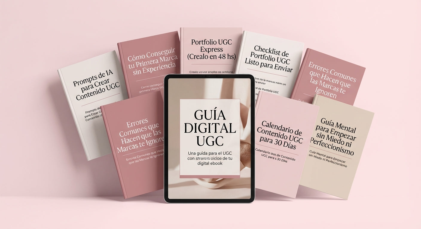 Aprendé a empezar en UGC desde cero, sin seguidores y con acceso inmediato