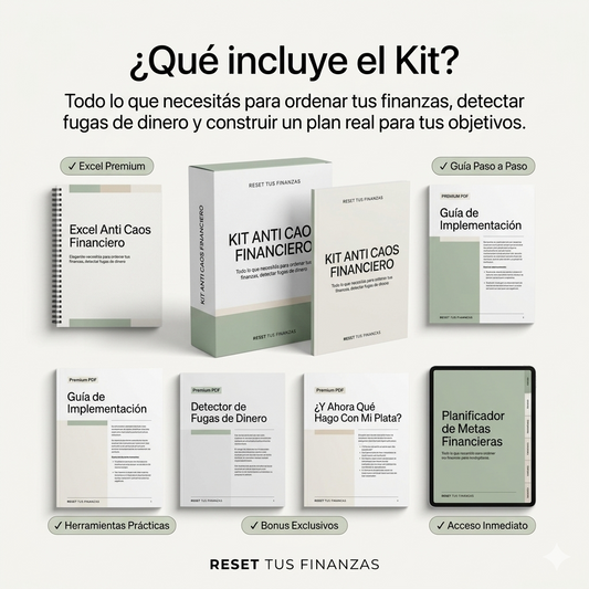 Kit Anti Caos Financiero